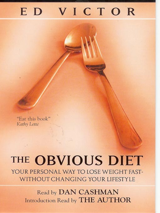 Title details for The Obvious Diet by Ed Victor - Wait list